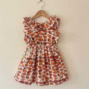 CREWCUTS NWOT Vibrant Flutter Sleeve Watermelon Print Dress